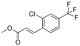 METHYL 3-[2-CHLORO-4-(TRIFLUOROMETHYL)PHENYL]ACRYLATE 结构式