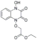 Ethyl [(4-hydroxy-2,3-dioxo-3,4-dihydroquinoxalin-1(2H)-yl)oxy]acetate 结构式