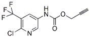 PROP-2-YNYL N-[6-CHLORO-5-(TRIFLUOROMETHYL)PYRIDIN-3-YL]CARBAMATE 结构式