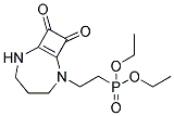 DIETHYL 2-[8,9-DIOXO-2,6-DIAZABICYCLO[5.2.0]NON-1(7)-EN-2-YL]ETHYLPHOSPHONATE 结构式