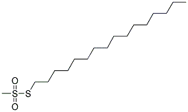 Hexadecyl methanethiosulfonate 结构式