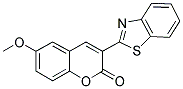 3-(-2-BENZOTHIAZOLYL)-6-METHOXYCOUMARIN 结构式