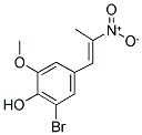 1-(5-BROMO-4-HYDROXY-3-METHOXYPHENYL)-2-NITROPROPENE 结构式