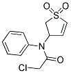 2-CHLORO-N-(1,1-DIOXIDO-2,3-DIHYDROTHIEN-3-YL)-N-PHENYLACETAMIDE 结构式