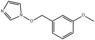 1-[(3-METHOXYBENZYL)OXY]-1H-IMIDAZOLE 结构式