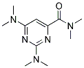 2,6-BIS(DIMETHYLAMINO)-N,N-DIMETHYLPYRIMIDINE-4-CARBOXAMIDE 结构式