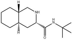 N-(TERT-BUTYL)DECAHYDRO-3-ISOQUINOLINECARBOXAMIDE 结构式