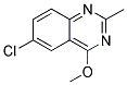 6-Chloro-4-methoxy-2-methylquinazoline 结构式