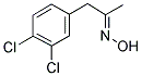 (3,4-DICHLOROPHENYL)ACETONE OXIME 结构式