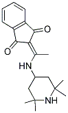 2-{1-[(2,2,6,6-TETRAMETHYLPIPERIDIN-4-YL)AMINO]ETHYLIDENE}-1H-INDENE-1,3(2H)-DIONE 结构式