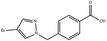 4-[(4-溴-2H-吡唑-1-嗡-1-基)甲基]苯甲酸酯 结构式