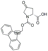 FMOC-D-PRO(4-OXO) 结构式