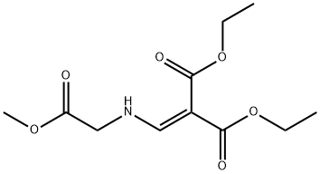 DIETHYL 2-([(2-METHOXY-2-OXOETHYL)AMINO]METHYLENE)MALONATE 结构式