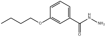 3-丁氧基苯甲酰肼 结构式