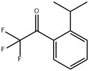 2'-ISO-PROPYL-2,2,2-TRIFLUOROACETOPHENONE 结构式