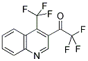 3-(TRIFLUOROACETYL)-4-(TRIFLUOROMETHYL)QUINOLINE 结构式