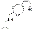 (5,9-DIHYDRO-6,8-DIOXA-BENZOCYCLOHEPTEN-7-YLMETHYL)-ISOBUTYL-AMINE HYDROCHLORIDE 结构式