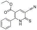 ETHYL 5-CYANO-2-PHENYL-6-THIOXO-1,6-DIHYDRO-3-PYRIDINECARBOXYLATE 结构式