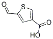 5-FORMYLTHIOPHENE-3-CARBOXYLIC ACID 结构式