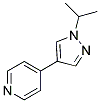 4-[1-ISOPROPYL-(1H)-PYRAZOL-4-YL]PYRIDINE 结构式