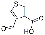 4-FORMYL-3-THIOPHENECARBOXYLIC ACID 结构式