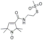 (1-OXYL-2,2,5,5-TETRAMETHYLPYRROLINE-3-YL)CARBAMIDOETHYL METHANETHIOSULFONATE 结构式