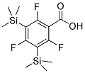 2,4,6-TRIFLUORO-3,5-BIS(TRIMETHYLSILYL)BENZOIC ACID 结构式