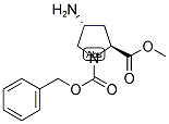 (2S,4R)-1-CBZ-4-AMINO PYRROLIDINE-2-CARBOXYLIC ACID METHYL ESTER 结构式