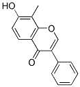 7-HYDROXY-8-METHYLISOFLAVONE 结构式
