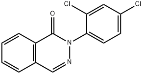 2-(2,4-Dichlorophenyl)-1(2H)-phthalazinone 结构式
