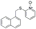 2-[(1-NAPHTHYLMETHYL)THIO]PYRIDINIUM-1-OLATE 结构式