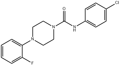 n-(4-Chlorophenyl)-4-(2-fluorophenyl)piperazine-1-carboxamide