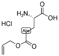 L-GLUTAMIC ACID GAMMA-ALLYL ESTER HYDROCHLORIDE 结构式