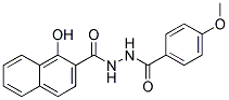 1-HYDROXY-N'-(4-METHOXYBENZOYL)-2-NAPHTHOHYDRAZIDE 结构式