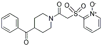 2-([2-(4-Benzoylpiperidino)-2-oxoethyl]sulfonyl)pyridinium-1-olate 结构式