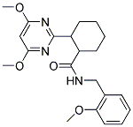 2-(4,6-DIMETHOXYPYRIMIDIN-2-YL)-N-(2-METHOXYBENZYL)CYCLOHEXANECARBOXAMIDE 结构式