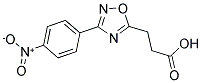 3-[3-(4-NITROPHENYL)-1,2,4-OXADIAZOL-5-YL]PROPANOIC ACID 结构式