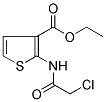 Ethyl 2-[(2-chloroacetyl)amino]thiophene-3-carboxylate 结构式