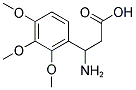 3-AMINO-3-(2,3,4-TRIMETHOXY-PHENYL)-PROPIONIC ACID 结构式