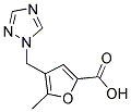 5-METHYL-4-(1H-1,2,4-TRIAZOL-1-YLMETHYL)-2-FUROIC ACID 结构式