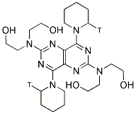 Persantine, [piperidyl-3H]- 结构式