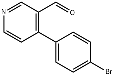 4-(4-溴苯氧基)吡啶-3-醛 结构式