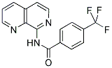 N-[4-(Trifluoromethyl)benzoyl]-1,7-naphthyridin-8-amine 结构式