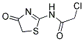 2-CHLORO-N-(4-OXO-4,5-DIHYDRO-THIAZOL-2-YL)-ACETAMIDE 结构式