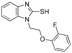 1-[2-(2-FLUOROPHENOXY)ETHYL]-1H-BENZIMIDAZOLE-2-THIOL 结构式