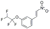 beta-Nitro-3-(1,1,2,2-tetrafluoroethoxy)styrene 结构式