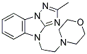 2-METHYL-4-(2-MORPHOLIN-4-YLETHYL)-4H-[1,2,4]TRIAZOLO[1,5-A]BENZIMIDAZOLE 结构式