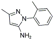 3-METHYL-1-(2-METHYLPHENYL)-1H-PYRAZOL-5-AMINE 结构式