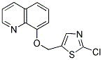 (2-CHLORO-1,3-THIAZOL-5-YL)METHYL 8-QUINOLINYL ETHER 结构式