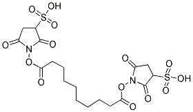 BIS(SULPHOSUCCINIMIDYL)SEBACATE 结构式